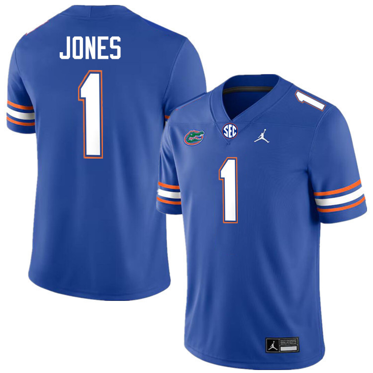 Micah Jones Florida Jersey,Florida Gators #1 Micah Jones Uniforms,Jersey Youth-Royal